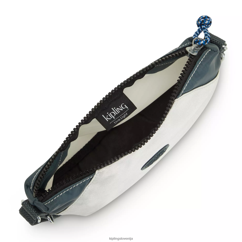 Kipling V4X2B101 lunasto sivi blok art ekstra majhna torbica za čez ramo ženske torbice za čez ramo - slika 3
