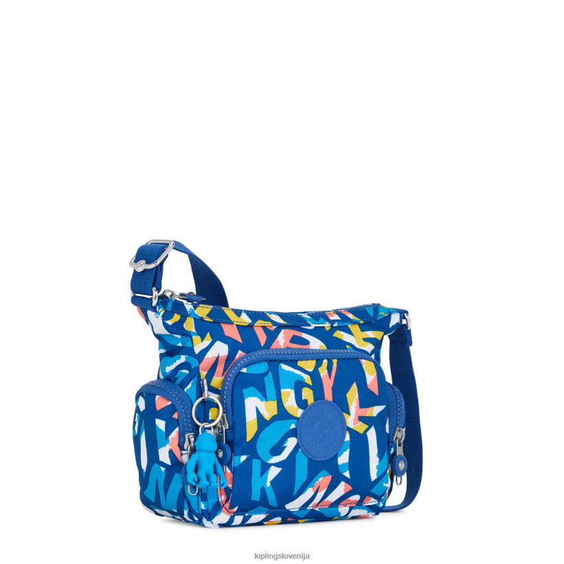 Kipling V4X2B139 neon gabbie mini potiskana torbica za čez ramo ženske torbice za čez ramo - slika 2