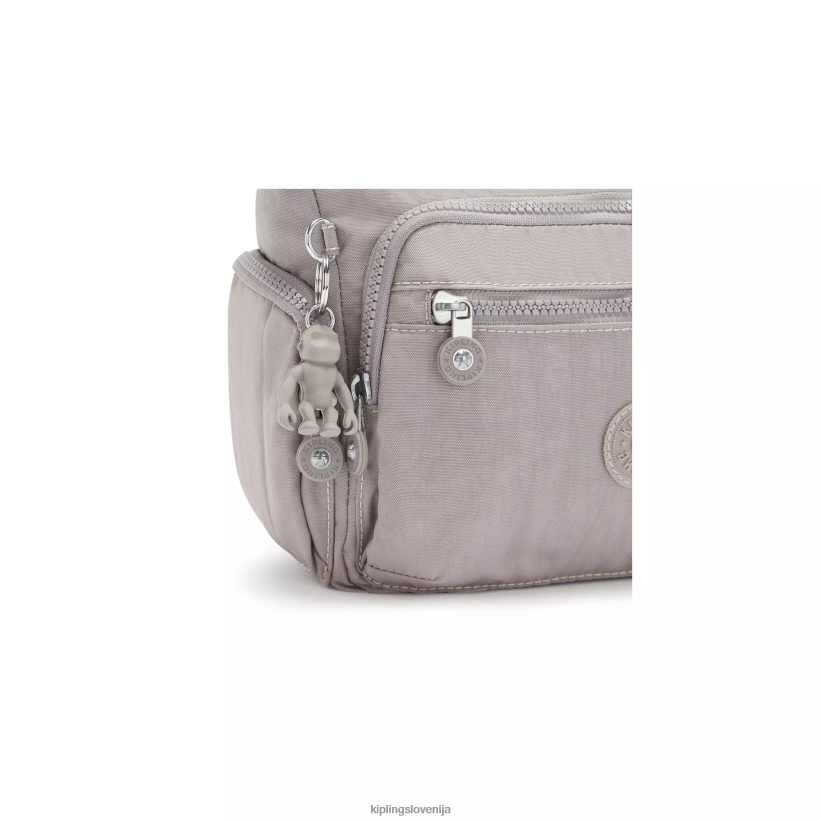 Kipling V4X2B158 siva gris gabbie majhna torbica za čez ramo ženske torbice za čez ramo - slika 5