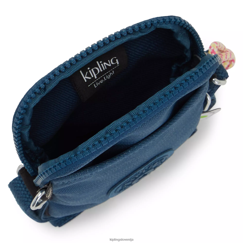 Kipling V4X2B182 tkana modra barva torba za telefon tally čez telo ženske torbice za čez ramo - slika 3