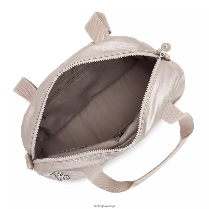 Kipling V4X2B207 kovinski sijaj cool defea kovinska torba za čez ramo ženske torbe za čez ramo - slika 3