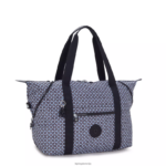 Kipling V4X2B260 črna ploščica torba z umetniškim srednjim potiskom ženske torbice - slika 2