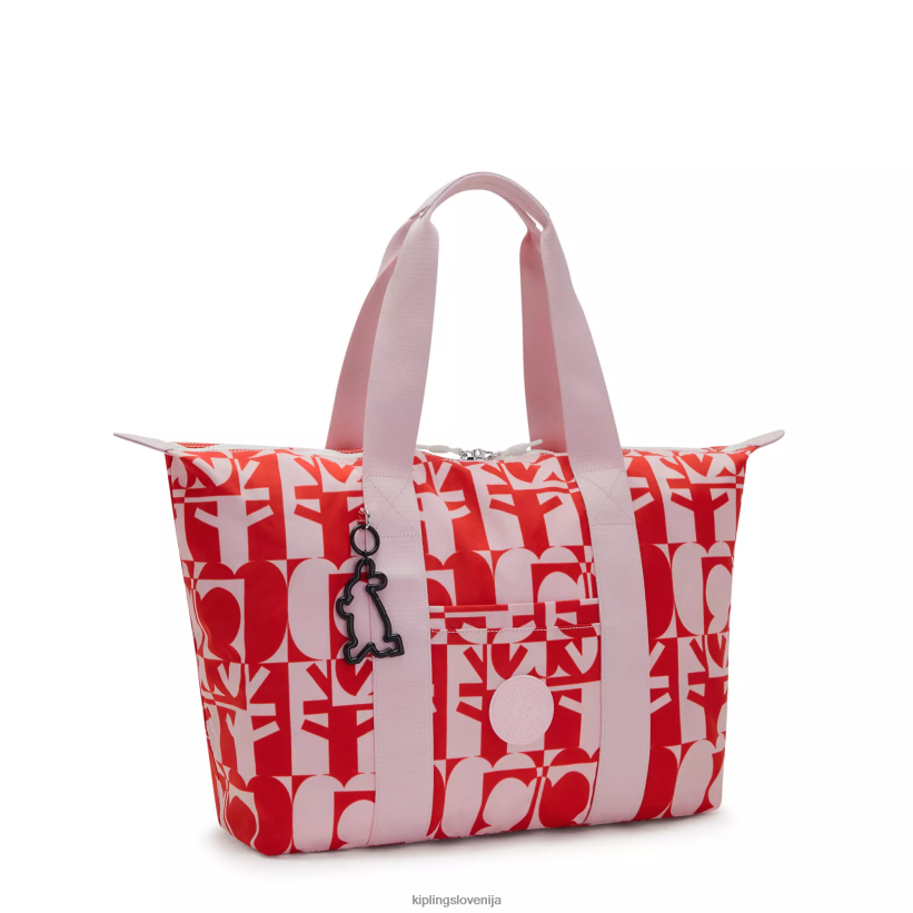 Kipling V4X2B270 minju multi print umetniška srednja torba minju kim ženske torbice - slika 2