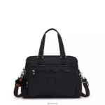 Kipling V4X2B282 črni ton alanna previjalna torba ženske torbe za plenice