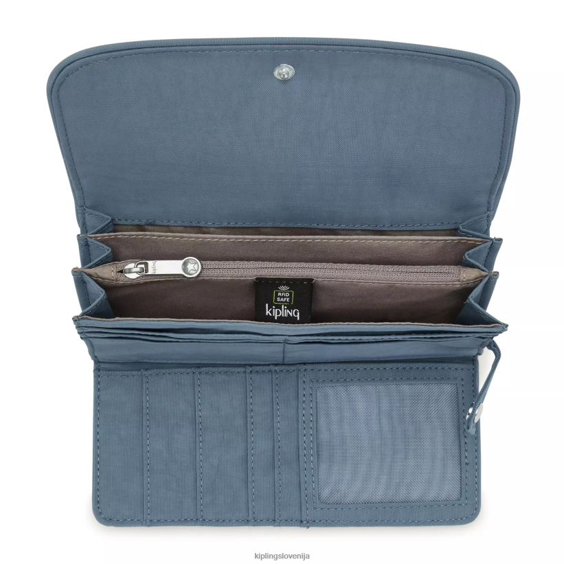 Kipling V4X2B286 čopič modra money land snap denarnica ženske denarnice in zapestnice - slika 3