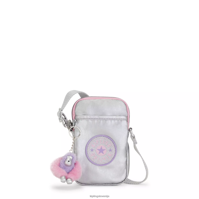 Kipling V4X2B29 candy metal zabava tally kovinska torba za telefon čez ramo ženske torbice za čez ramo - slika 1