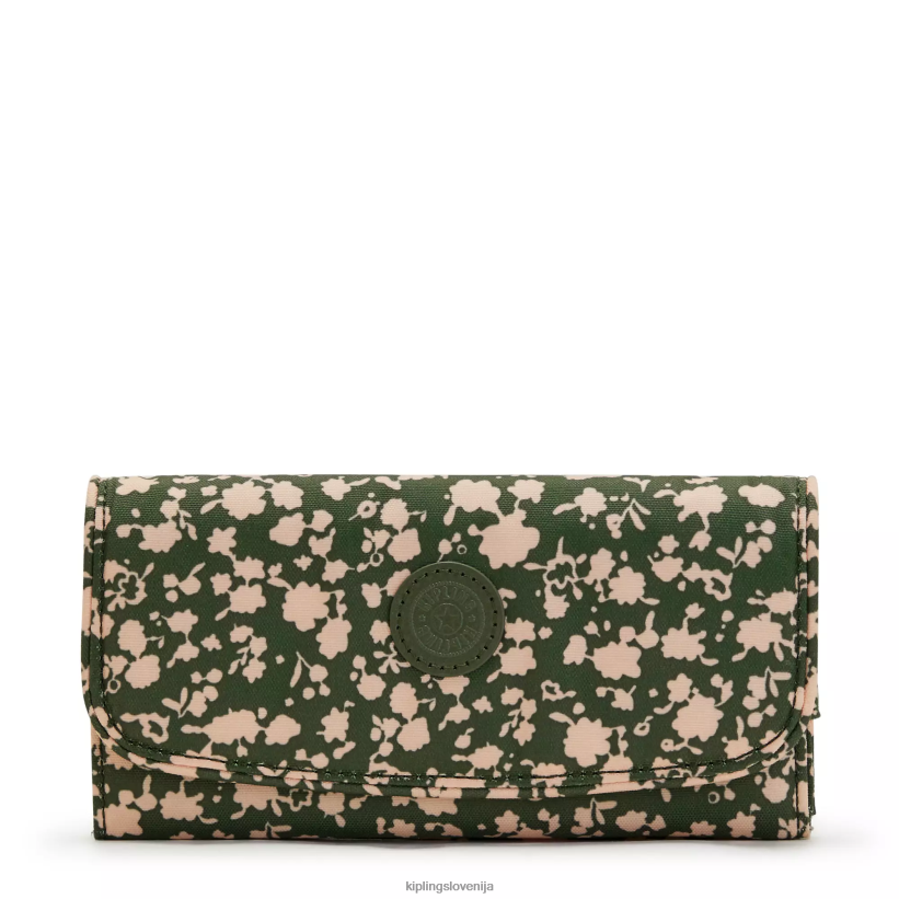 Kipling V4X2B311 sveža cvetlična Money Land potiskana snap denarnica ženske denarnice in zapestnice - slika 1