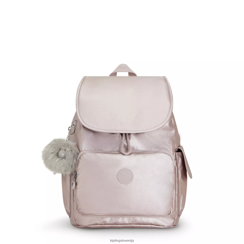 Kipling V4X2B340 kovinska vrtnica city ​​pack kovinski nahrbtnik ženske modni nahrbtniki - slika 1