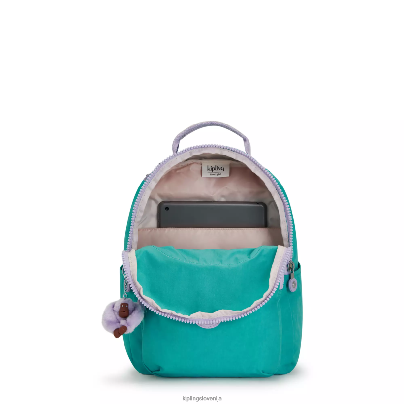 Kipling V4X2B342 deskarsko zelena nahrbtnik za majhen tablični računalnik Seoul ženske modni nahrbtniki - slika 3