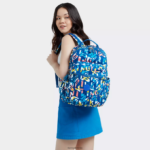 Kipling V4X2B344 neon Seoul nahrbtnik za prenosni računalnik velikosti 15" z velikim potiskom ženske nahrbtniki za prenosnike - slika 4