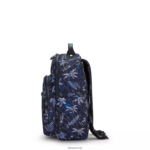 Kipling V4X2B348 surf morski tisk nahrbtnik za tablični računalnik z majhnimi tiskanimi črkami Seoul ženske modni nahrbtniki - slika 5