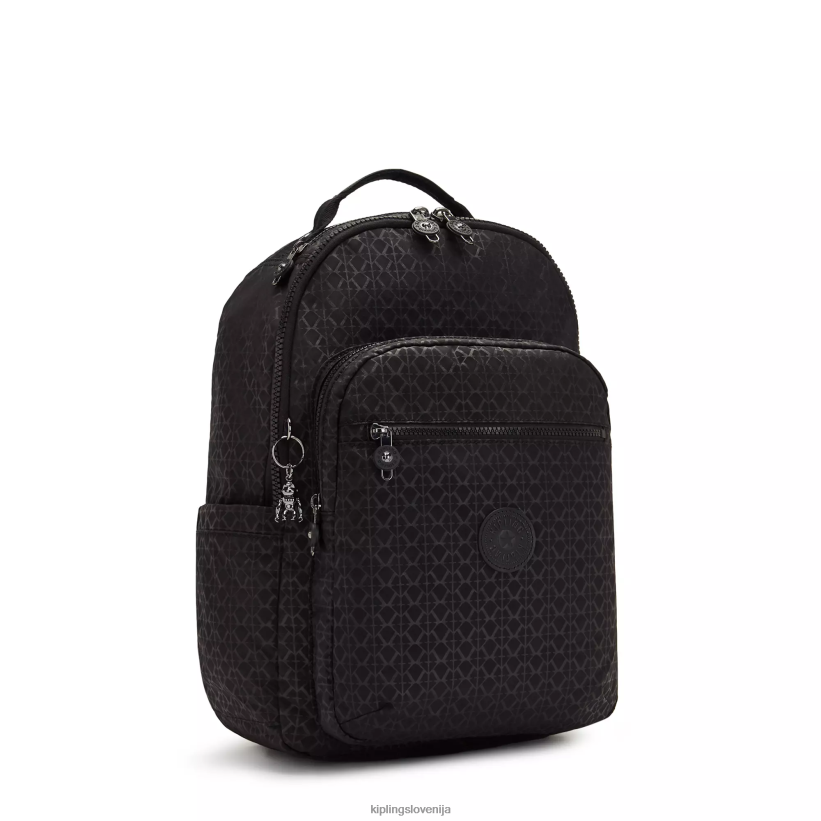 Kipling V4X2B369 vtisnjen podpis Seoul nahrbtnik za prenosni računalnik velikosti 15" z velikim potiskom ženske nahrbtniki za prenosnike - slika 2