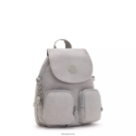 Kipling V4X2B401 siva gris preklopni nahrbtnik firefly up ženske modni nahrbtniki - slika 2