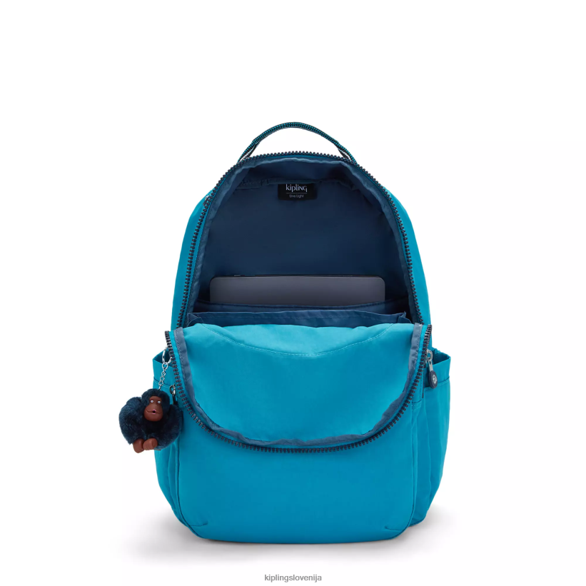Kipling V4X2B427 zelena kul Seoul velik 15" nahrbtnik za prenosni računalnik ženske nahrbtniki za prenosnike - slika 3