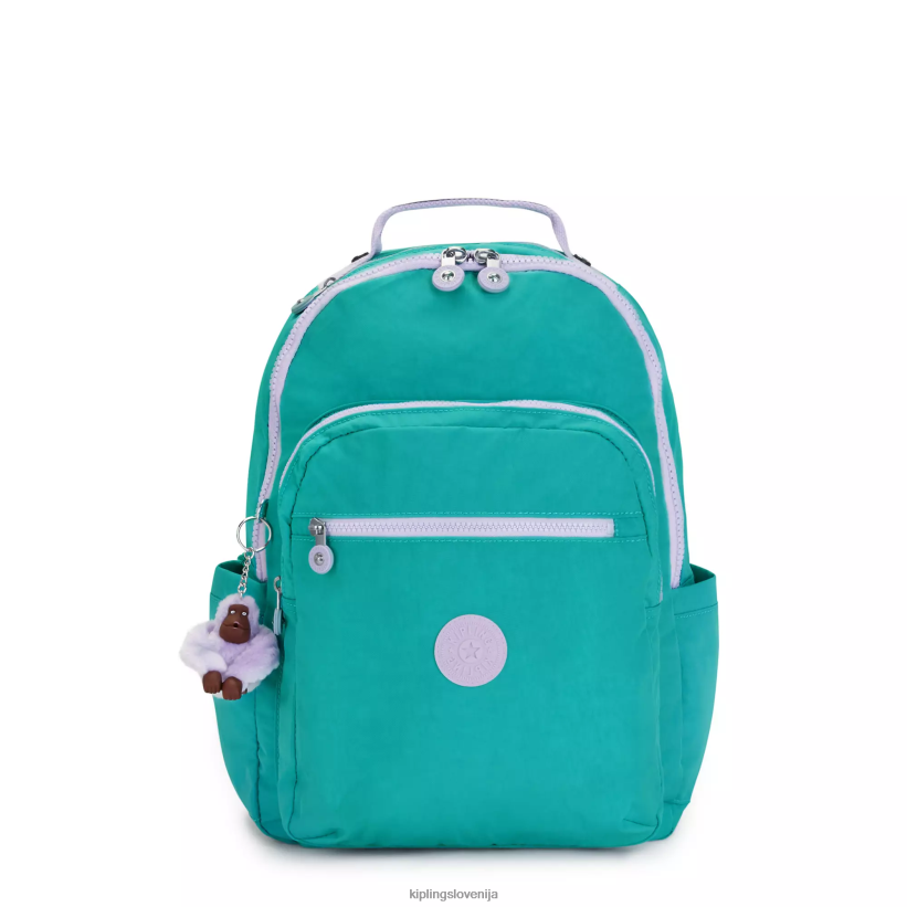 Kipling V4X2B429 deskarsko zelena Seoul velik 15" nahrbtnik za prenosni računalnik ženske nahrbtniki za prenosnike - slika 1
