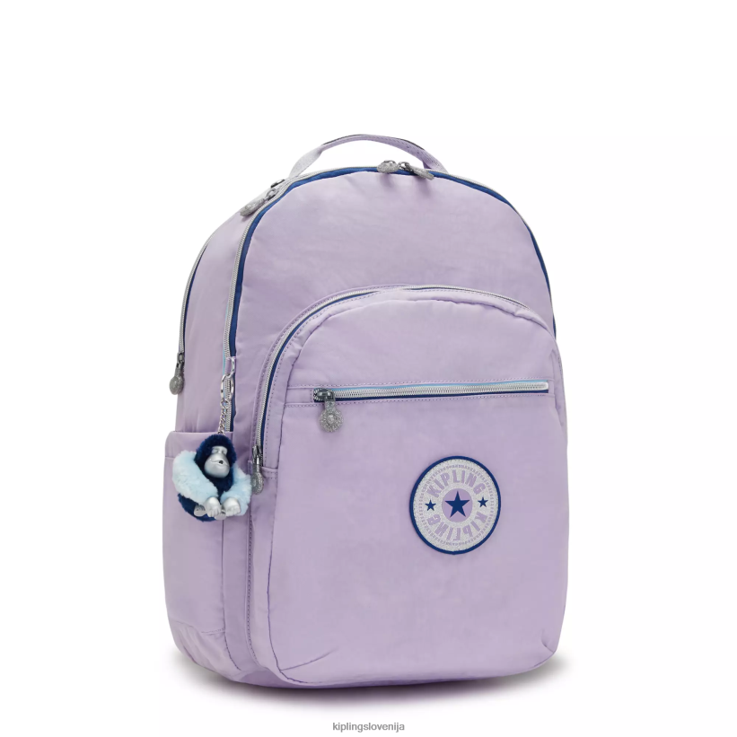 Kipling V4X2B441 neskončna lila zabava Seoul ekstra velik 17" nahrbtnik za prenosni računalnik ženske nahrbtniki za prenosnike - slika 2