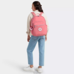Kipling V4X2B443 vesela roza zabava Seoul velik 15" nahrbtnik za prenosni računalnik ženske nahrbtniki za prenosnike - slika 4