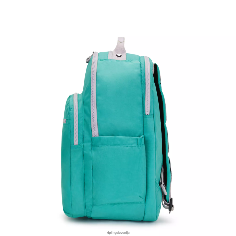 Kipling V4X2B449 deskarsko zelena Seoul ekstra velik 17" nahrbtnik za prenosni računalnik ženske nahrbtniki za prenosnike - slika 5