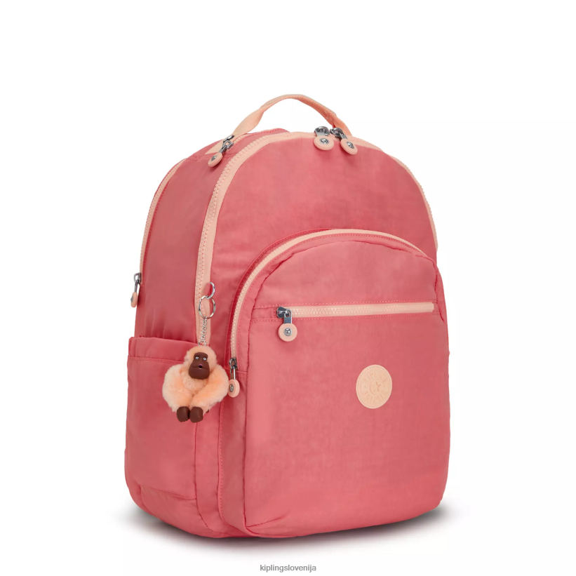 Kipling V4X2B452 veselo roza Seoul ekstra velik 17" nahrbtnik za prenosni računalnik ženske nahrbtniki za prenosnike - slika 2