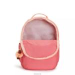 Kipling V4X2B452 veselo roza Seoul ekstra velik 17" nahrbtnik za prenosni računalnik ženske nahrbtniki za prenosnike - slika 3
