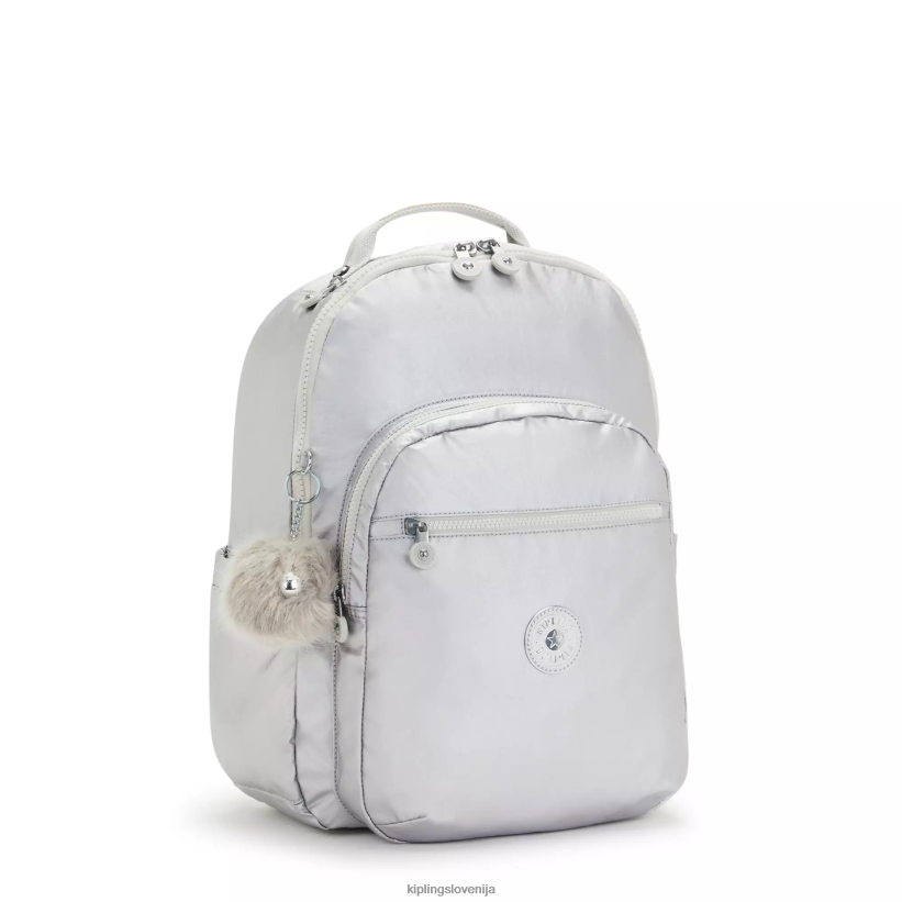 Kipling V4X2B458 sladkarije kovinski Seoul velik kovinski 15" nahrbtnik za prenosni računalnik ženske nahrbtniki za prenosnike - slika 2