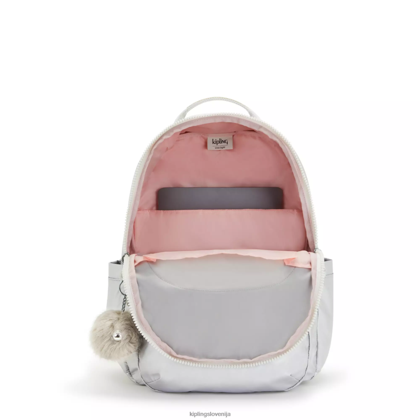 Kipling V4X2B458 sladkarije kovinski Seoul velik kovinski 15" nahrbtnik za prenosni računalnik ženske nahrbtniki za prenosnike - slika 3
