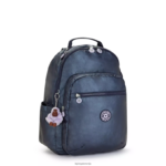 Kipling V4X2B460 admiralsko modra Seoul velik kovinski 15" nahrbtnik za prenosni računalnik ženske nahrbtniki za prenosnike - slika 2