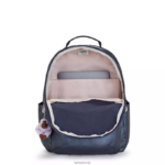 Kipling V4X2B460 admiralsko modra Seoul velik kovinski 15" nahrbtnik za prenosni računalnik ženske nahrbtniki za prenosnike - slika 3
