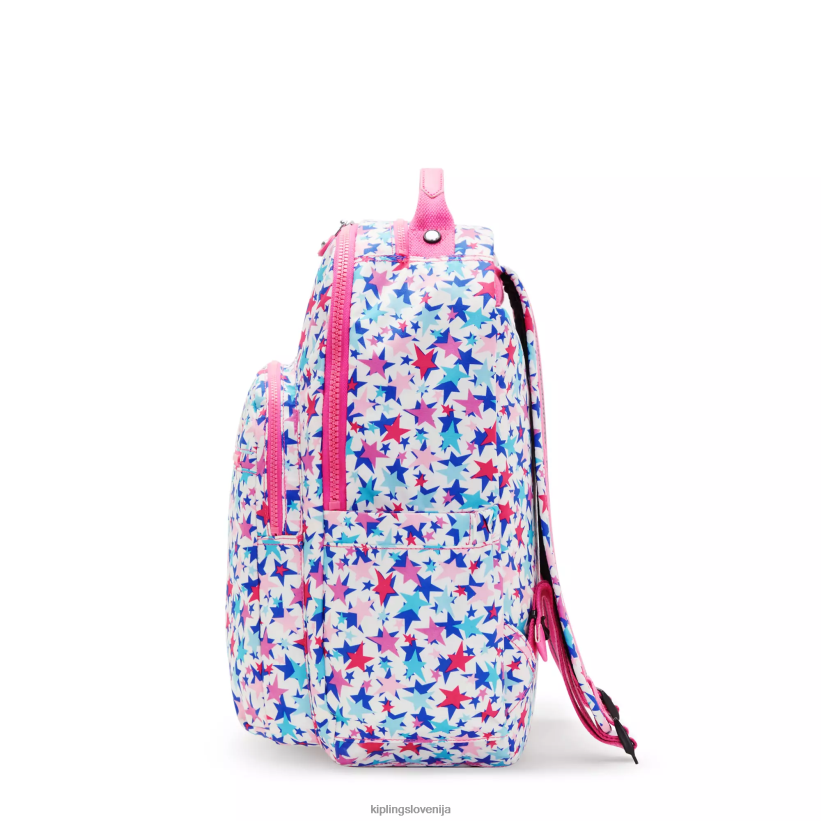 Kipling V4X2B462 makove zvezdice Seoul nahrbtnik za prenosni računalnik velikosti 15" z velikim potiskom ženske nahrbtniki za prenosnike - slika 5
