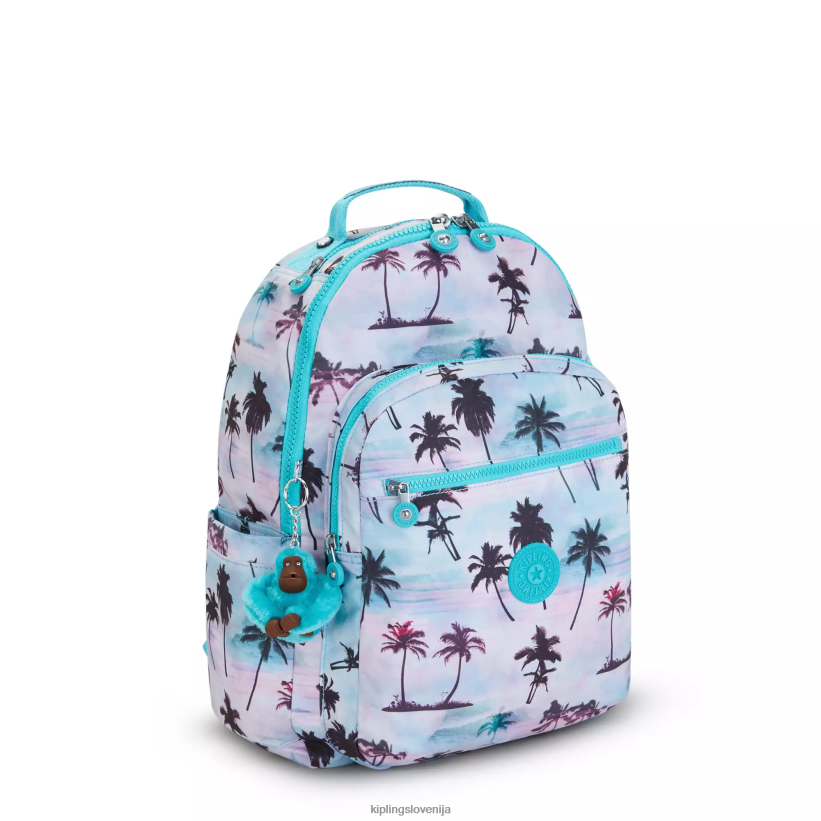 Kipling V4X2B465 senčni odtis dlani Seoul nahrbtnik za prenosni računalnik velikosti 15" z velikim potiskom ženske nahrbtniki za prenosnike - slika 2