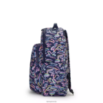 Kipling V4X2B466 palm fiesta tisk Seoul nahrbtnik za prenosni računalnik velikosti 15" z velikim potiskom ženske nahrbtniki za prenosnike - slika 5