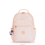 Kipling V4X2B467 dekliška ploščica Seoul nahrbtnik za prenosni računalnik velikosti 15" z velikim potiskom ženske nahrbtniki za prenosnike