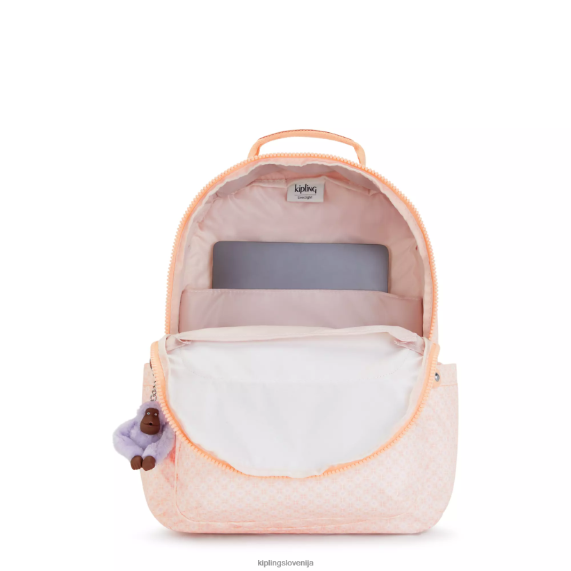 Kipling V4X2B467 dekliška ploščica Seoul nahrbtnik za prenosni računalnik velikosti 15" z velikim potiskom ženske nahrbtniki za prenosnike - slika 3