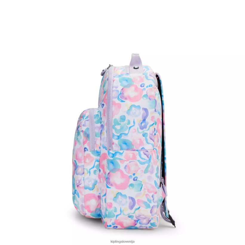 Kipling V4X2B469 vodne rože Seoul nahrbtnik za prenosni računalnik velikosti 15" z velikim potiskom ženske nahrbtniki za prenosnike - slika 5