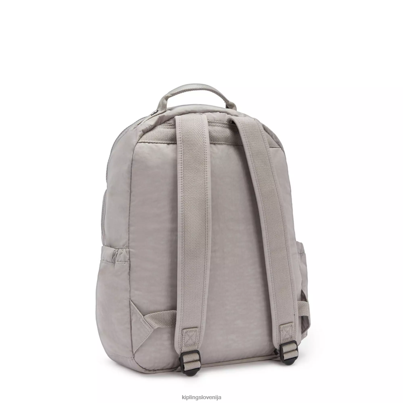 Kipling V4X2B471 siva gris Seoul velik 15" nahrbtnik za prenosni računalnik ženske nahrbtniki za prenosnike - slika 4