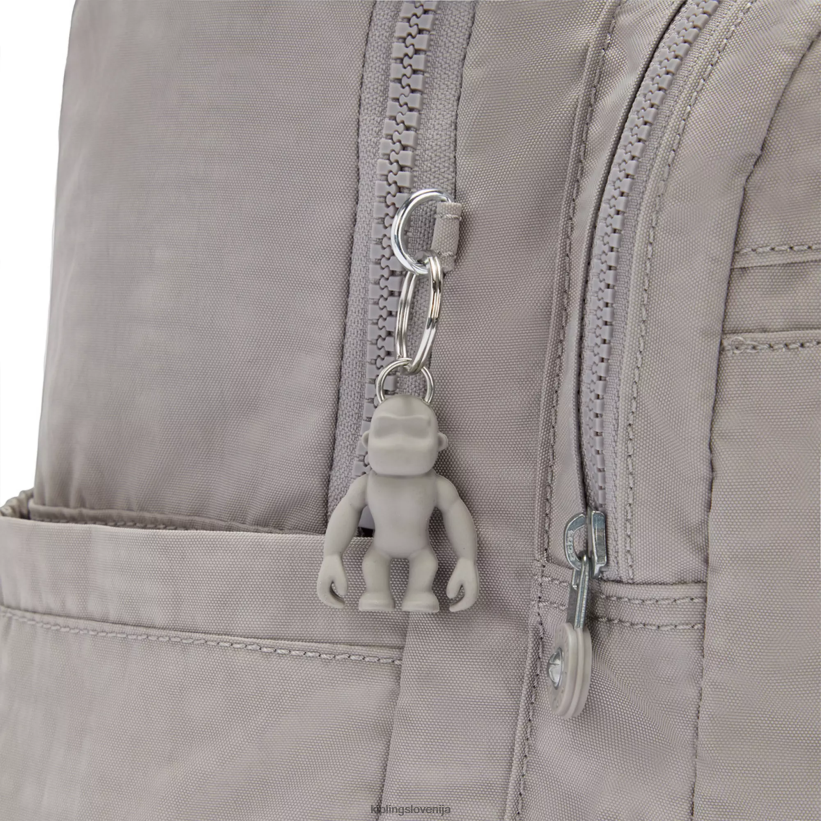 Kipling V4X2B471 siva gris Seoul velik 15" nahrbtnik za prenosni računalnik ženske nahrbtniki za prenosnike - slika 5