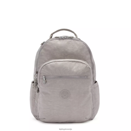 Kipling V4X2B471 siva gris Seoul velik 15" nahrbtnik za prenosni računalnik ženske nahrbtniki za prenosnike