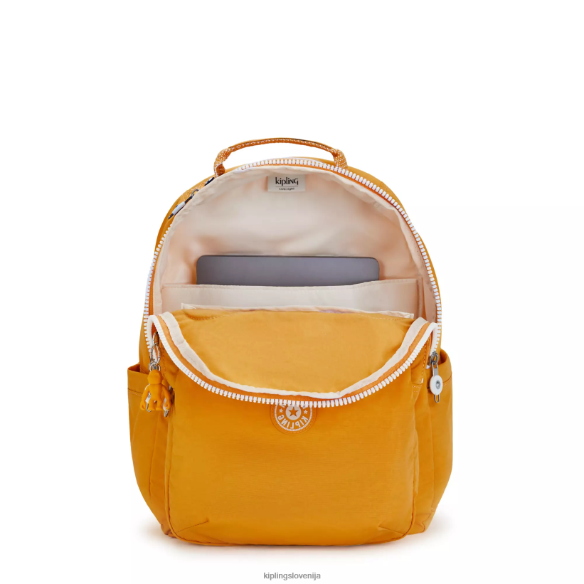 Kipling V4X2B472 hitro rumeno Seoul velik 15" nahrbtnik za prenosni računalnik ženske nahrbtniki za prenosnike - slika 3