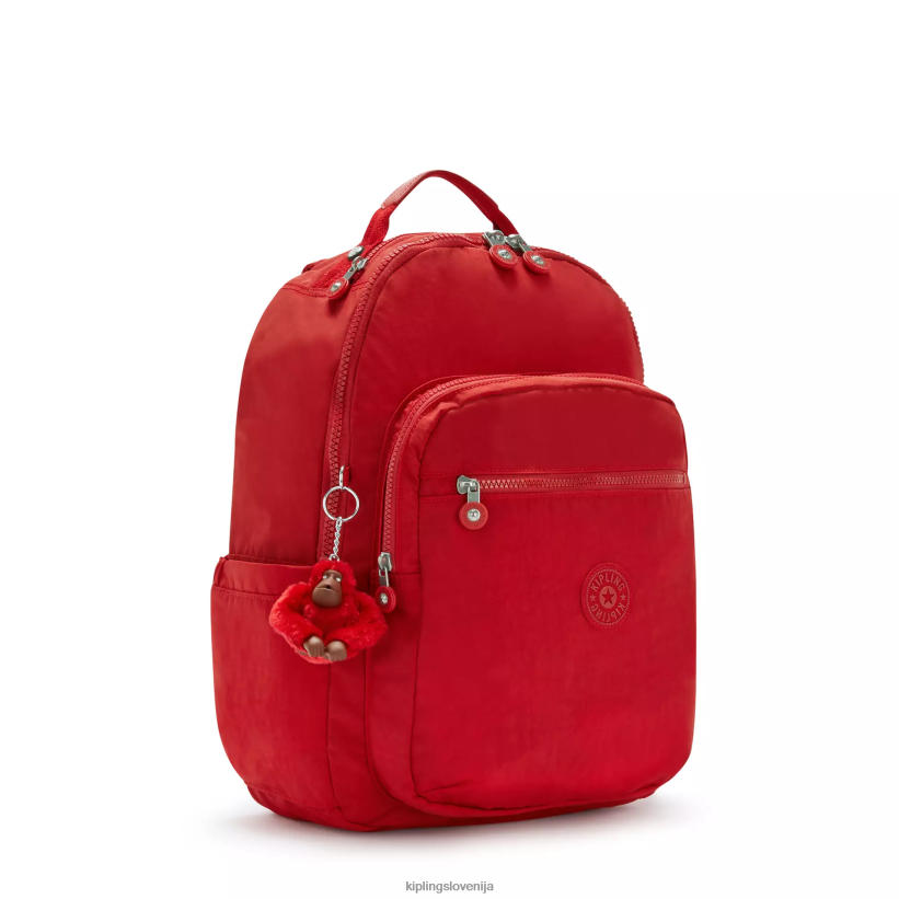 Kipling V4X2B474 češnjev ton Seoul velik 15" nahrbtnik za prenosni računalnik ženske nahrbtniki za prenosnike - slika 2