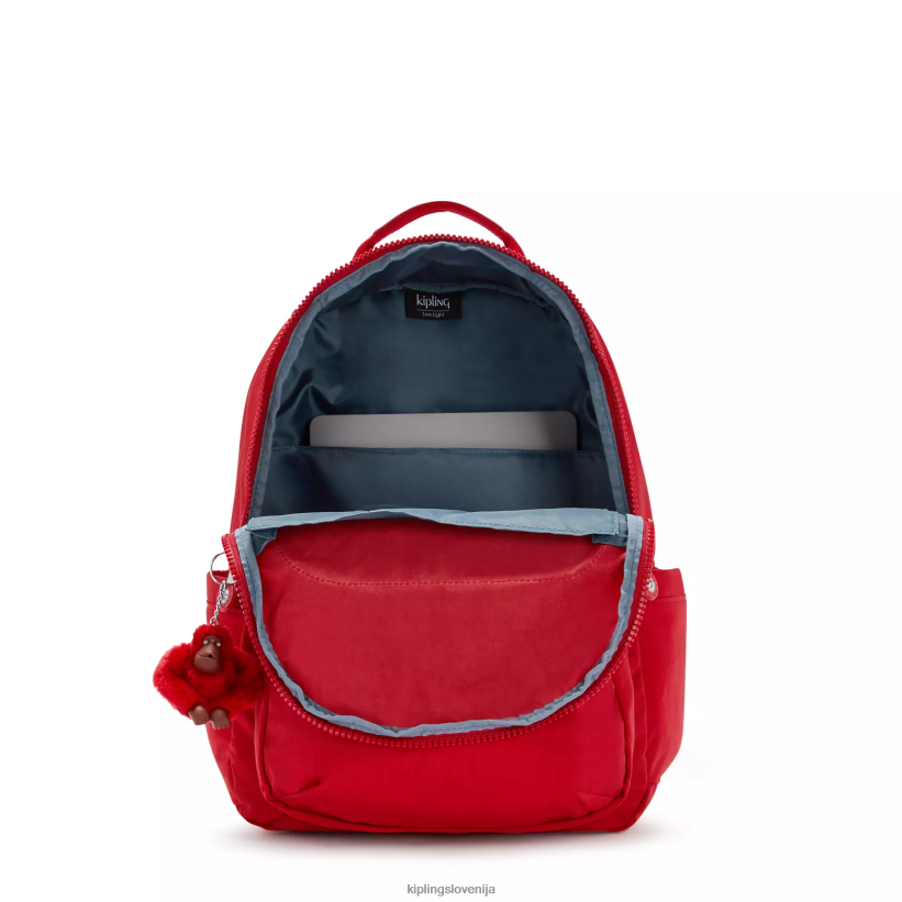 Kipling V4X2B474 češnjev ton Seoul velik 15" nahrbtnik za prenosni računalnik ženske nahrbtniki za prenosnike - slika 3