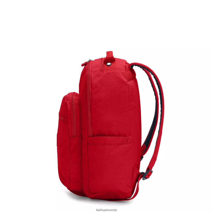 Kipling V4X2B474 češnjev ton Seoul velik 15" nahrbtnik za prenosni računalnik ženske nahrbtniki za prenosnike - slika 4