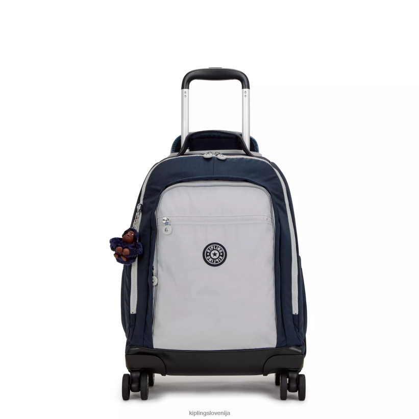 Kipling V4X2B479 prava modro siva nahrbtnik za prenosni računalnik new zea 15". ženske nahrbtniki za zvijanje - slika 1