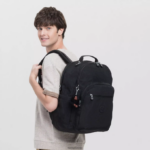 Kipling V4X2B488 pravi črni ton Seoul ekstra velik 17" nahrbtnik za prenosni računalnik ženske nahrbtniki za prenosnike - slika 4