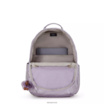 Kipling V4X2B502 orhideja kovinska Seoul velik kovinski 15" nahrbtnik za prenosni računalnik ženske nahrbtniki za prenosnike - slika 3