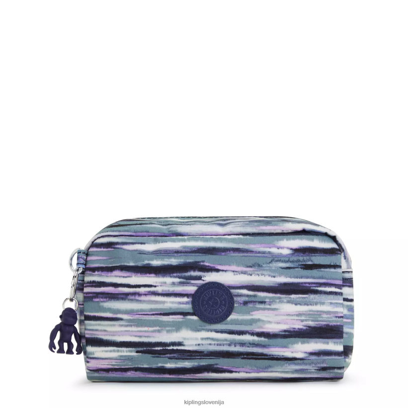 kipling_v4x2b528_crtaste_crte_blescece_potiskana_torbica_zenske_vrecke.png Kipling V4X2B528 črtaste črte bleščeče potiskana torbica ženske vrečke - slika 1