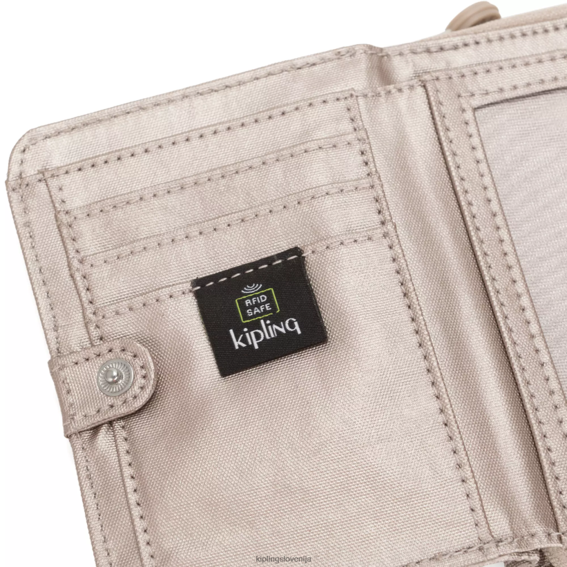 Kipling V4X2B552 kovinski sijaj denar ljubi kovinsko majhno denarnico ženske denarnice in zapestnice - slika 5