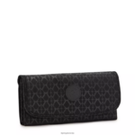 Kipling V4X2B553 vtisnjen podpis Money Land potiskana snap denarnica ženske denarnice in zapestnice - slika 2