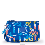 Kipling V4X2B565 neon kreativnost zelo velika zapestnica s potiskom ženske denarnice in zapestnice