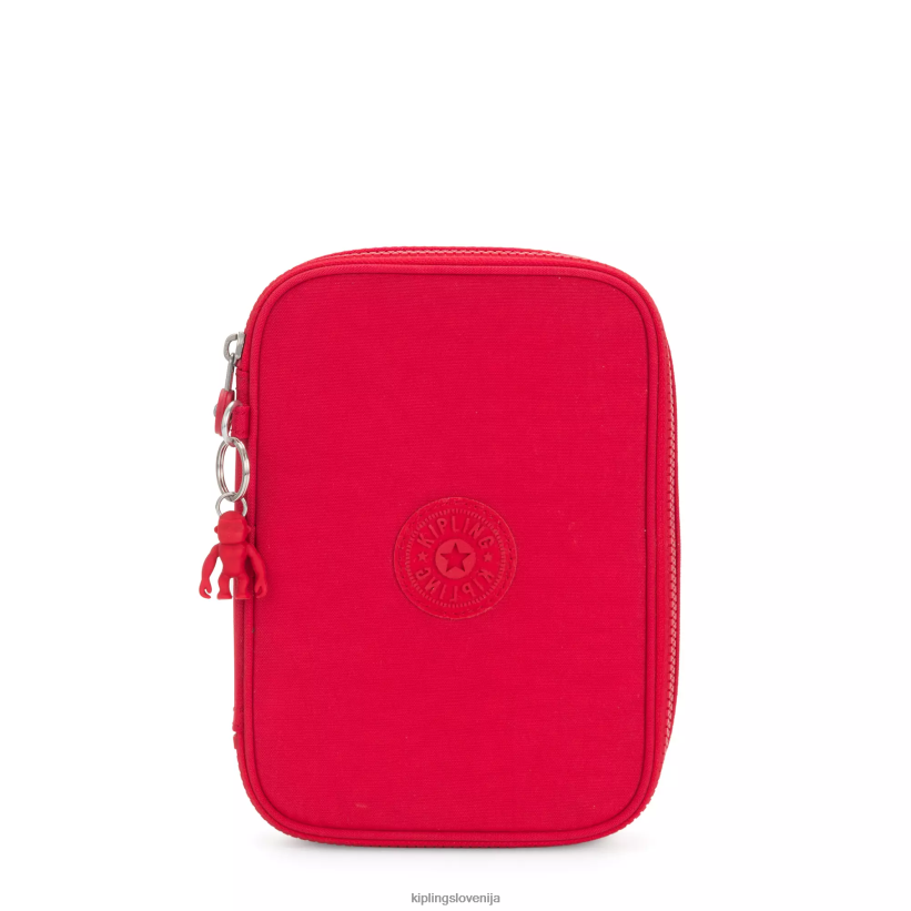 Kipling V4X2B575 rdeče rdečilo etui za 100 pisal ženske peresa in svinčniki - slika 1