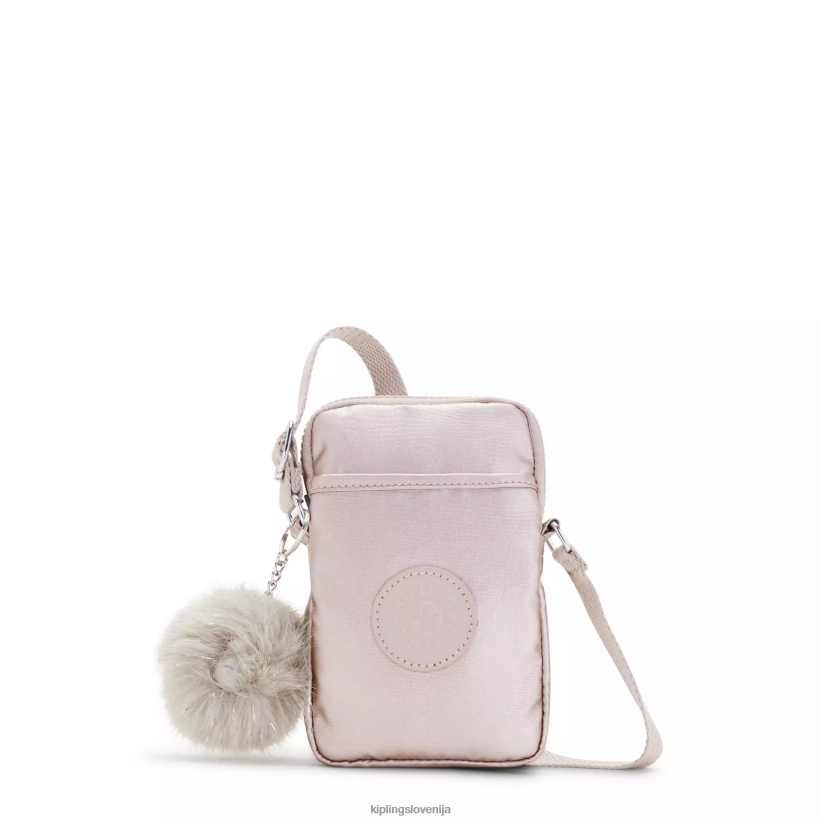 Kipling V4X2B58 kovinska vrtnica tally kovinska torba za telefon čez ramo ženske torbice za čez ramo - slika 1